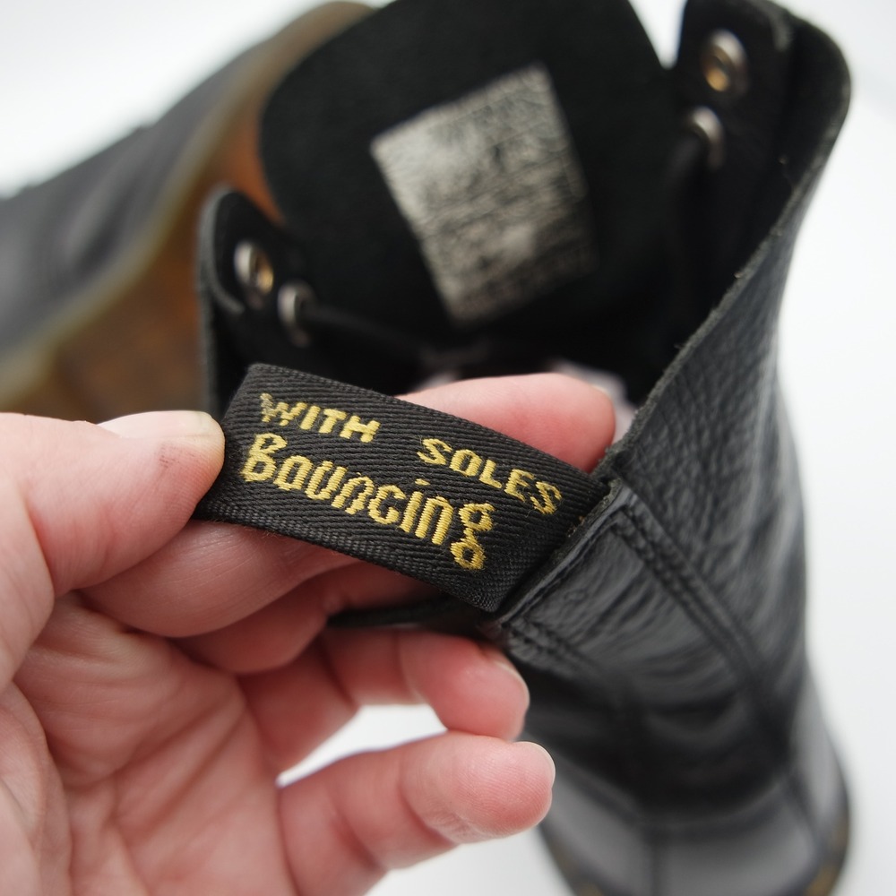 Dr. Martens 1460 Pascal Virginia Black Leather 8-Eye Lace Up Boots Womens 7 - Picture 11 of 11